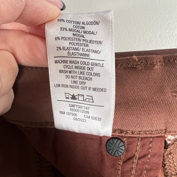 Hudson Barbara High Waist Bootcut Jean In Coated Tortoise Shell Women’s Size 24 - Picture 10 of 10